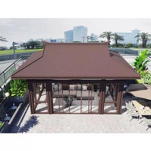 Véranda en verre préfabriquée en alliage d'aluminium avec fenêtres coulissantes – Solution résidentielle élégante, durable, insonorisée et coupe-vent - Product Image 5