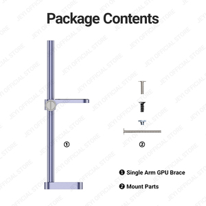 OEM Jeyi ajustable aluminio <span class=keywords><strong>GPU</strong></span> Sag soporte tarjeta gráfica soporte VGA soporte en pedidos a granel productos en stock - Product Image 4