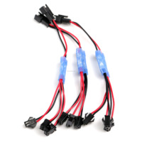 Rangkaian Kabel Khusus untuk Mesin Game Arcade Hiburan, Kabel Sambungan Daya, Sinyal, dan Lampu LED Internal