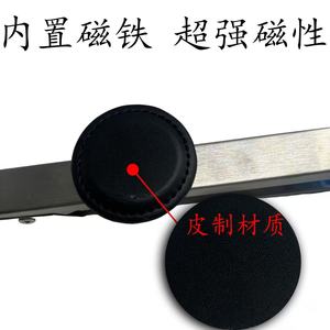 Marqueur de balle de golf en cuir, clip magnétique rond, équipement d'entraînement en plein air, marron foncé, taille individuelle - Product Image 2