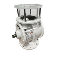 Vanne rotative à clapet pour poudre de maïs