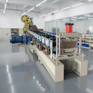 เครื่องขึ้นรูปแผ่นพื้นทางเดินคุณภาพสูง เครื่องผลิตโครงสร้างเหล็กแบบม้วน - Product Image 1