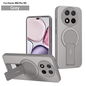 Funda Protectora con Soporte de <span class=keywords><strong>Fibra</strong></span> de Carbono Lichicase para Honor X8D Magic8 Pro, TPU+PC, Antigolpes - Product Image 4