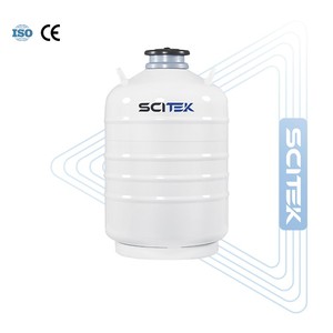 Réservoir d'azote liquide de laboratoire SCITEK série B avec structure en aluminium durable, conception d'isolation sous vide, conception à petite ouverture - Product Image 5