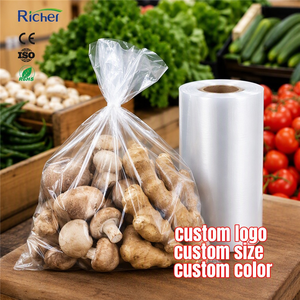 Bulk Pack Supermarket HDPE Roll <b>Bags</b> 10000 Pcs Per Carton Large Volume Wholesale for Grocery Chain Store Produce Section Direct - Product Image 1