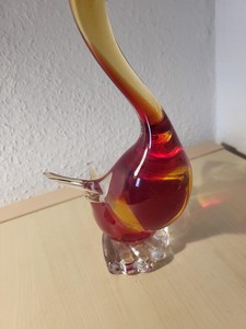 Petite figurine de cygne en verre soufflé bleu, artisanat décoratif, objet de collection, artisanat d'art du Rajasthan pour Pâques - Product Image 4
