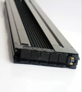 Có thể thu vào trackless cửa trượt polyester sợi thủy tinh xếp li lưới nhôm muỗi Net thiết kế thanh lịch cho nhà văn phòng - Product Image 3