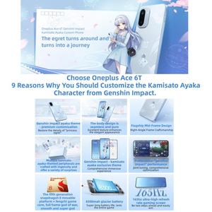 Nuevo OnePlus Ace 6T Edición Genshin Impact Kamisato Ayaka, 16GB+512GB, Identificación de Huella Dactilar en Pantalla, Smartphone 5G - Product Image 2