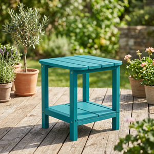 Ensemble de table de pique-nique en bois pour l'extérieur avec bancs intégrés, fournisseur pour les espaces publics et privés en plein air - Product Image 1