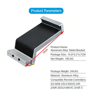 फ्लिप/एयर <span class=keywords><strong>2</strong></span>/एयर <span class=keywords><strong>2</strong></span>/एयर <span class=keywords><strong>2</strong></span> एस/मिनी <span class=keywords><strong>2</strong></span>/माविक <span class=keywords><strong>3</strong></span>/वायु <span class=keywords><strong>3</strong></span> रिमोट नियंत्रक एब्स टैबलेट स्टैंड ड्रोन सहायक उपकरण - Product Image 3