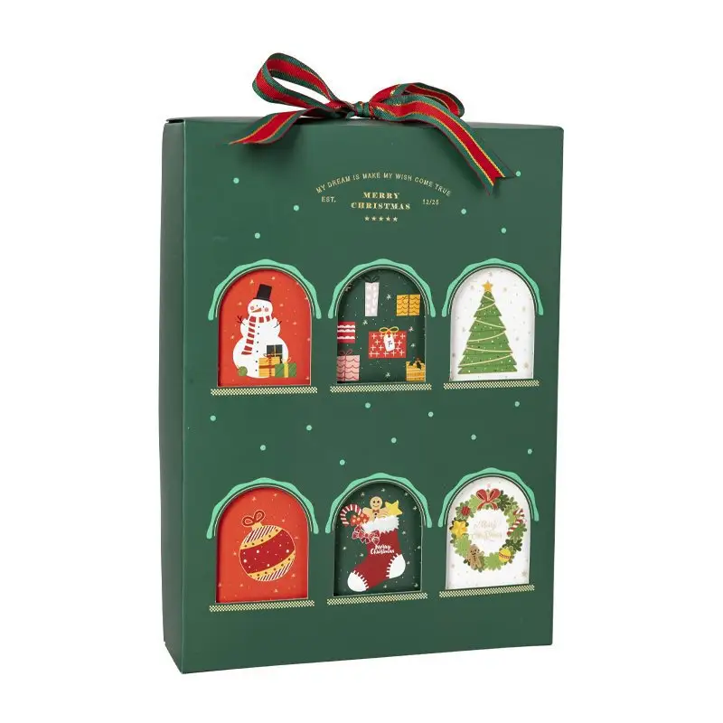 Natal Pequeno Caixa De Presente Móveis Decorativos Escritório Caseiro Cookies Premium Decoração Interior Caixa De Calendário Criativo