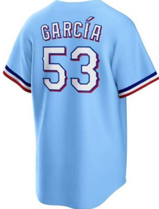 Camisetas de Béisbol Americano Bordadas Teamcheap para Hombre, 53 Adolis García, 5 Corey Seager, 2 Marcus Semien, 48 Jacob DeGrom - Product Image 3