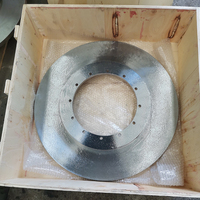 Disque de frein 42CrMo sur mesure non standard usiné par CNC pour rotor de frein de camion benne d'exploitation minière en ciel ouvert