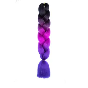 Julianna Джамбо плетеные волосы 24 дюйма 100 грамм дешевые плетеные волосы оптом для афро салона Джамбо плетеные волосы