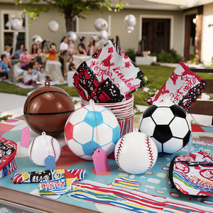 핫 세일 성별 공개 축구 공 연기 폭탄 야구 아기 성별 공개 파티 용품 도매 - Product Image 1