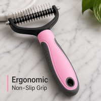 Ensemble de brosses de toilettage pour animaux de compagnie en plastique 3 en 1, sûr, portable, facile à utiliser, avec des outils de démêlage et d'élimination des poils pour chats et chiens