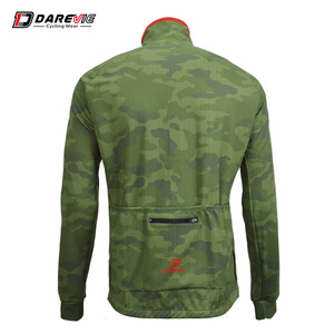 Veste de cyclisme Darevie coupe-vent/chaude, veste thermique d'hiver pour hommes, <span class=keywords><strong>polaire</strong></span> personnalisée, <span class=keywords><strong>camouflage</strong></span> avec treillis teinté - Product Image 3