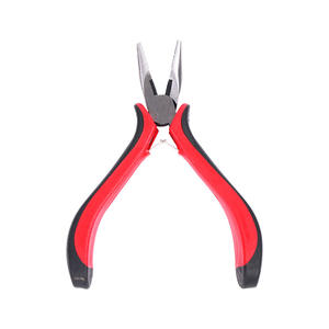 คีมปากแหลมสีแดงดำจากโรงงานโดยตรง ขนาด 4.5 นิ้ว ผลิตจากเหล็กโครเมียมวาเนเดียม ปากหยัก ปลายแหลม คีมขนาดเล็กสำหรับงาน DIY - Product Image 4