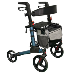 Rong Jun <b>Walker</b> <b>Rollator</b> RJ-905B Four Wheel With Seat And Basket For Elderly Mobility Assistance - Product Image 3