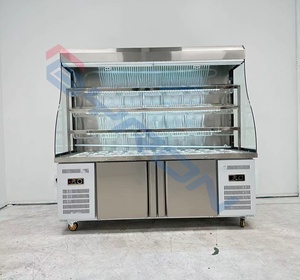 Đóng Băng Tủ malatang kính hiển thị tủ cho nhà hàng siêu thị cho lẩu malatang mở hiển thị - Product Image 6