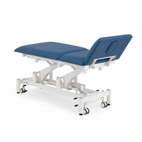 Table de thérapie clinique pour lit médical, avec cache-visage amovible, revêtement durable et base à roulettes mobiles