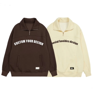 <span class=keywords><strong>Sweat</strong></span>-shirt à capuche <span class=keywords><strong>Sherpa</strong></span> personnalisé 400 GSM pour homme, col rabattu, fermeture éclair <span class=keywords><strong>1</strong></span>/4, molleton unisexe vierge style streetwear - Product Image 2