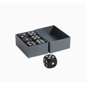 Dés magiques Miracle Dice 7, dés en plastique noir avec fonction d'effacement pour la magie de close-up, le mentalisme, accessoire pour magicien - Product Image 5
