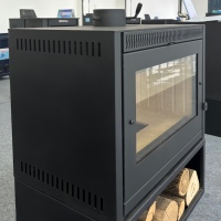 Poêle à bois durable avec une grande chambre de combustion pour restaurant