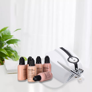 Chuyên nghiệp nhẹ Airbrush thiết lập với lâu dài nền tảng trọng lực thức ăn sơn 30ml cốc công suất cho kết quả tuyệt vời - Product Image 3