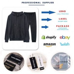 Conjuntos Deportivos de Invierno Personalizados de Felpa, Estilo Deportivo, Impermeables, de Spandex/Algodón, Tallas Grandes Americanas, Venta Directa de Fábrica - Product Image 4