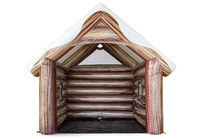 2024 tente d'hiver gonflable prix usine Portable maison de bar gonflable tente d'événement de camping gonflable maison en bois de haute qualité