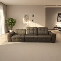 Canapé d'angle moderne trois places le plus vendu, design Chesterfield capitonné, canapé de salon en éponge véritable de haute qualité