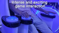 2022 extérieur maison VR 9D cinéma mouvement chaise 3D 4D 5D 7D simulateur avec 4 sièges pour parc d'attractions et expérience de montagnes russes
