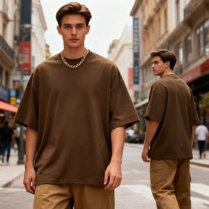 Camiseta TKAN598D de Alta Calidad, Talla Grande, Informal, Precio de Fábrica, Fabricante, Impresión de Logotipo Personalizado, Color Sólido, Unisex, 100% Algodón - Product Image 1