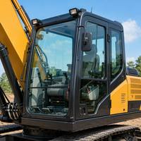 Excavator Mini Sany 215 Bekas (Refurbished) 21,5 Ton Mesin Mitsubishi 114KW Jam Kerja Rendah Crawler Digger