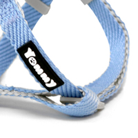 Harnais pour chien double face, solide, 1,5*30-51 cm, triangle, fermeture à boucle, simple, confortable, en tissu nylon, pour chiens de petite et moyenne taille