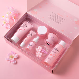Sakura Jepang Krim Serum wajah pemutih pelembap Vegan Kit perawatan kulit nikotinamida kontrol minyak pengecil pori-pori - Product Image 6