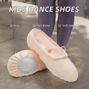 <span class=keywords><strong>Scarpe</strong></span> da ballo in tela con suola morbida Anti-scivolo per bambine per adulti <span class=keywords><strong>scarpe</strong></span> da ballo traspiranti per bambini - Product Image 3