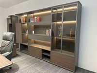 Bureau d'ordinateur de luxe en bois massif peu encombrant en forme de L avec tiroirs de rangement et bordure en PVC pour