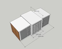 Maison préfabriquée en conteneur pliable et extensible en acier Petite maison préfabriquée à capsule à vendre pour hôtels villas appartements