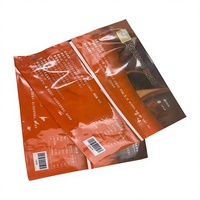 Emballage personnalisé en PET/PE à fond plat scellé, résistant à l'humidité, bords thermosoudés, couleur personnalisée, pour lait, aliments pour animaux, sushi, gelée, salade