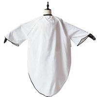 Cape de coiffure directe usine, imperméable, anti-adhérente, avec logo imprimable, compatible téléphone portable, protection contre les mèches rebelles