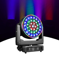 Professionelle LED Big Bee Eye Wash 37x40W Moving Head Bühnenbeleuchtung mit Streifen Vollfarbig 4-in-1 RGBW Zoom DMX512 44/178CH