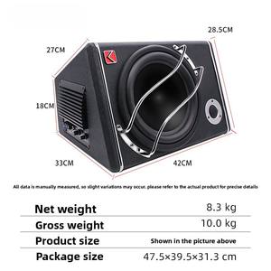 Wholesale Zhaoli K-1021APR DC <strong>12V</strong> 10 Inch Car Bass Speaker with RGB LED Lighting High-Power 120W <strong>Surround</strong> <strong>Sound</strong> 1 Year Warranty - Product Image 4