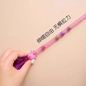 Elastic Cat Teaser Stick With Feathers And Catnip For Play And Chew Toys - Product Image 2