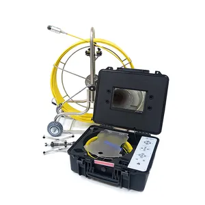 Penjualan terlaris inspeksi pipa saluran pembuangan kamera penguji drainase kamera pan dan tilt kamera pipa crawler robot dalam stok