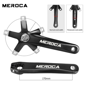 MEROCA 折叠自行车空心曲柄组 CNC 正负链轮左右曲柄臂全套 - Product Image 5