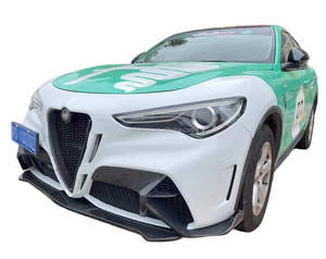 Nouveau kit carrosserie en fibre de carbone style GTAM pour Alfa Romeo Stelvio 1ère génération 2017- SUV, pare-chocs et garde-boue - Product Image 2