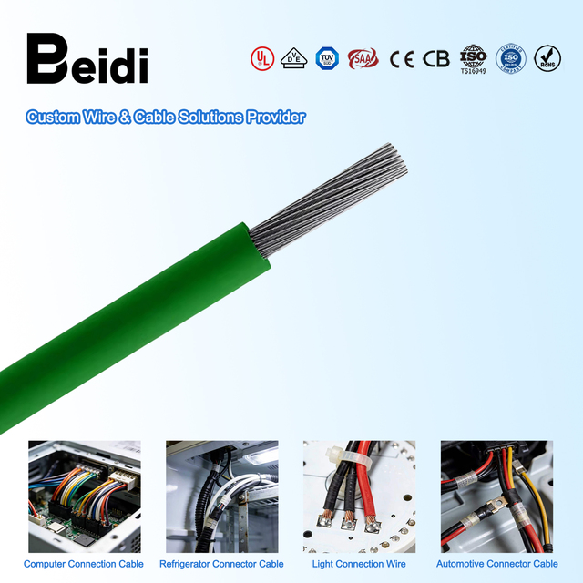 BEIDI High Temperature 105°C  UL1015 Hook-Up Wire for Industrial Machinery PVC Insulation Multiple Specifications CE Certified