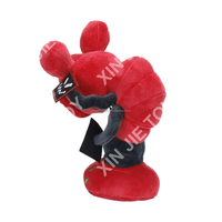 Poupée robot en peluche personnalisée avec motif imprimé en usine, poupée robot en peluche avec logo personnalisé, personnage de robot de dessin animé en peluche